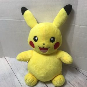 Build A Bear Pokemon Pikachu Plush Stuffed Toy 18" BAB 024446 03/20 EUC